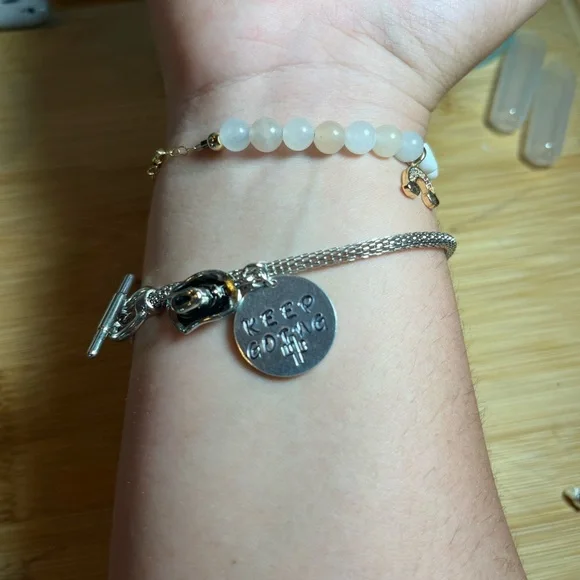 Keep Going - Sterling Silver Bracelet - Picture 2 of 2